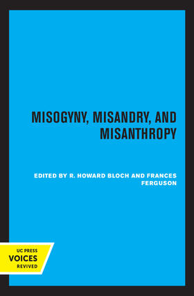 Bloch / Ferguson |  Misogyny, Misandry, and Misanthropy | Buch |  Sack Fachmedien