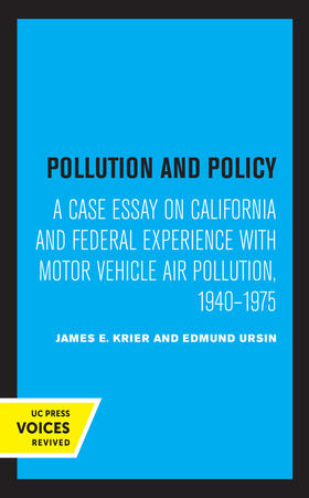 Krier / Ursin |  Pollution and Policy | Buch |  Sack Fachmedien