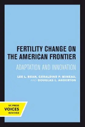 Bean / Mineau / Anderton |  Fertility Change on the American Frontier | eBook | Sack Fachmedien