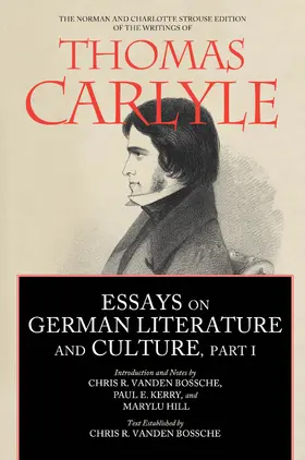 Vanden Bossche / Hill / Kerry |  Essays on German Literature and Culture, Part I | Buch |  Sack Fachmedien