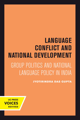 Das Gupta |  Language Conflict and National Development | Buch |  Sack Fachmedien