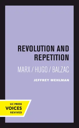 Mehlman |  Revolution and Repetition | Buch |  Sack Fachmedien