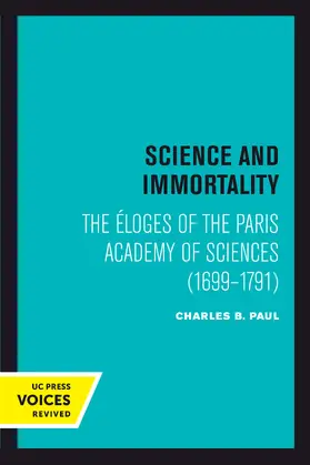 Paul |  Science and Immortality | Buch |  Sack Fachmedien