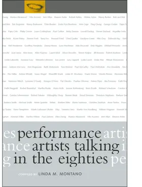 Montano |  Performance Artists Talking in the Eighties | eBook | Sack Fachmedien