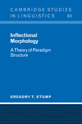 Stump / Anderson / Bresnan |  Inflectional Morphology | Buch |  Sack Fachmedien