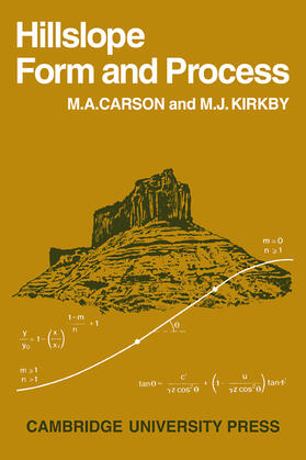 Carson / Kirkby |  Hillslope Form and Process | Buch |  Sack Fachmedien