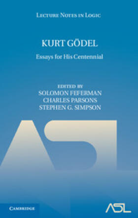 Feferman / Parsons / Simpson |  Kurt Gödel | Buch |  Sack Fachmedien