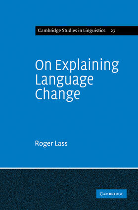 Lass |  On Explaining Language Change | Buch |  Sack Fachmedien