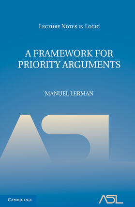 Lerman |  A Framework for Priority Arguments | Buch |  Sack Fachmedien