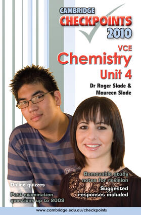 Slade |  Cambridge Checkpoints VCE Chemistry Unit 4 2010 | Buch |  Sack Fachmedien