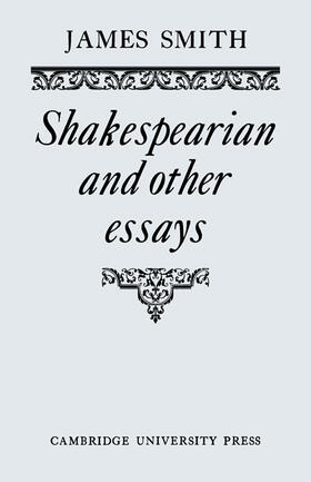 Smith |  Shakespearian and Other Essays | Buch |  Sack Fachmedien