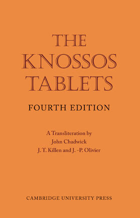 Chadwick / Killen / Olivier |  The Knossos Tablets | Buch |  Sack Fachmedien