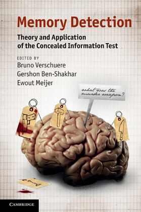 Verschuere / Ben-Shakhar / Meijer |  Memory Detection | Buch |  Sack Fachmedien