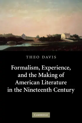 Theo |  Formalism, Experience, and the Making of American Literature in the Nineteenth Century | Buch |  Sack Fachmedien