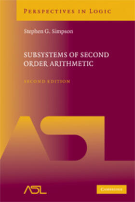 Simpson |  Subsystems of Second Order Arithmetic | Buch |  Sack Fachmedien