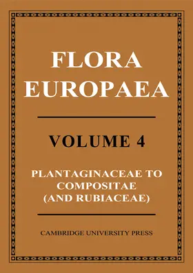 Burges / Tutin / Heywood |  Flora Europaea | Buch |  Sack Fachmedien