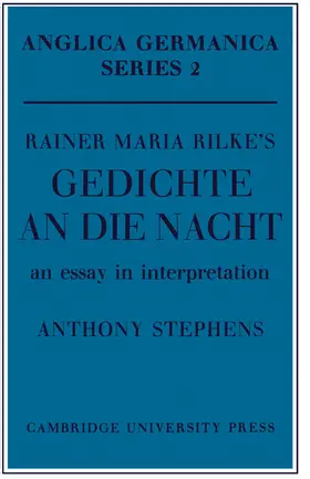 Stephens | Rainer Maria Rilke's 'Gedichte an Die Nacht' | Buch | 978-0-521-15556-4 | sack.de