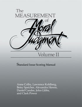 Colby / Kohlberg / Speicher |  The Measurement of Moral Judgement, Volume II | Buch |  Sack Fachmedien