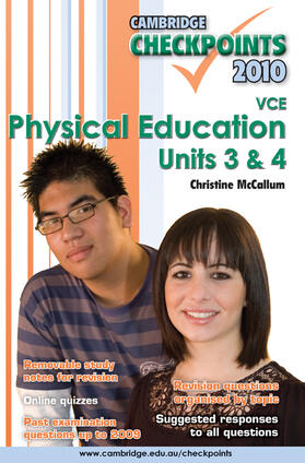 McCallum |  Cambridge Checkpoints VCE Physical Education Units 3 and 4 2010 | Buch |  Sack Fachmedien