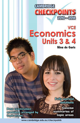de Garis |  Cambridge Checkpoints VCE Economics Units 3 and 4 2010-2014 | Buch |  Sack Fachmedien
