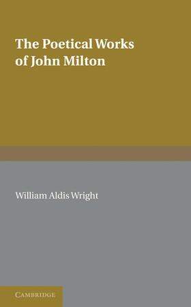 Milton / Wright |  The Poetical Works of John Milton | Buch |  Sack Fachmedien