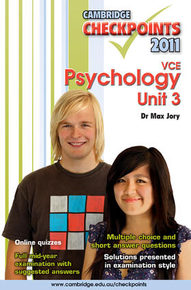 Jory |  Cambridge Checkpoints VCE Psychology Unit 3 2011 | Buch |  Sack Fachmedien