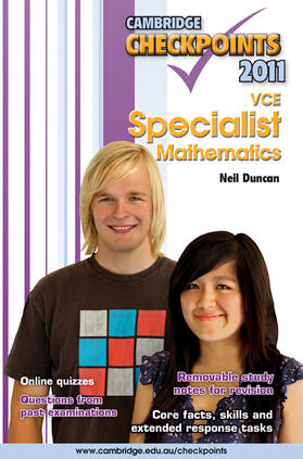 Duncan |  Cambridge Checkpoints VCE Specialist Mathematics 2011 | Buch |  Sack Fachmedien