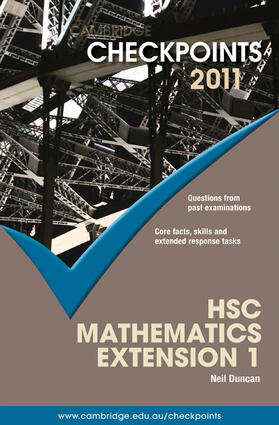 Duncan |  Cambridge Checkpoints HSC Mathematics Extension 1 2011 | Buch |  Sack Fachmedien