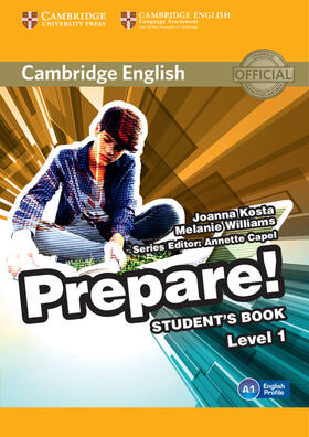 Kosta / Williams |  Cambridge English Prepare! Level 1 Student's Book | Buch |  Sack Fachmedien