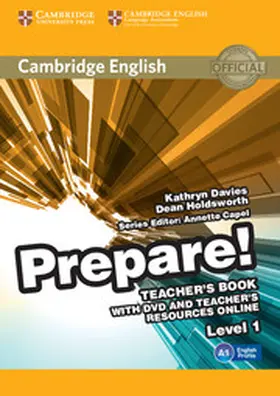 Davies / Holdsworth |  Cambridge English Prepare! Level 1 Teacher's Book with DVD and Teacher's Resources Online | Buch |  Sack Fachmedien