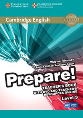 Rimmer |  Cambridge English Prepare! Level 3 Teacher's Book with DVD and Teacher's Resources Online | Buch |  Sack Fachmedien