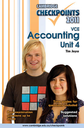 Joyce |  Cambridge Checkpoints VCE Accounting Unit 4 2011 | Buch |  Sack Fachmedien