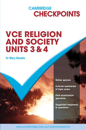 Noseda |  Cambridge Checkpoints VCE Religion and Society Units 3&4 2011-16 | Buch |  Sack Fachmedien