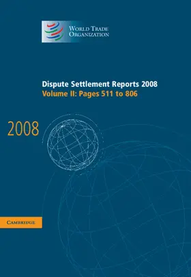  Dispute Settlement Reports 2008 | Buch |  Sack Fachmedien