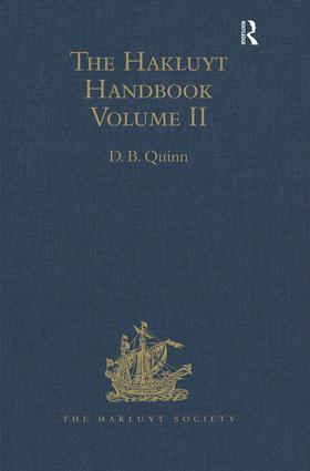 Quinn |  The Hakluyt Handbook | Buch |  Sack Fachmedien