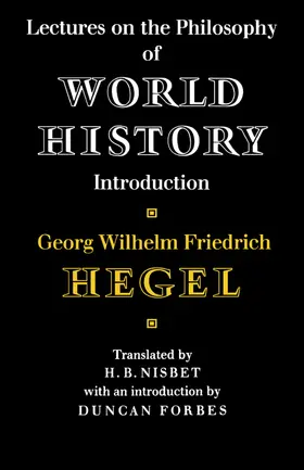 Hegel / Forbes |  Lectures on the Philosophy of World History | Buch |  Sack Fachmedien