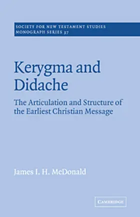 McDonald |  Kerygma and Didache | Buch |  Sack Fachmedien