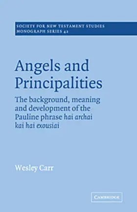 Carr |  Angels and Principalities | Buch |  Sack Fachmedien