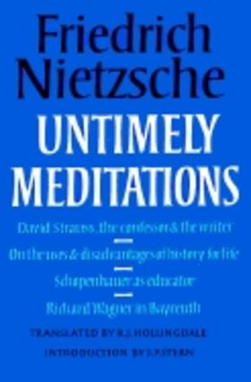Nietzsche |  Untimely Meditations | Buch |  Sack Fachmedien