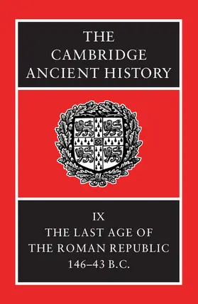 Crook / Lintott / Rawson |  The Cambridge Ancient History | Buch |  Sack Fachmedien