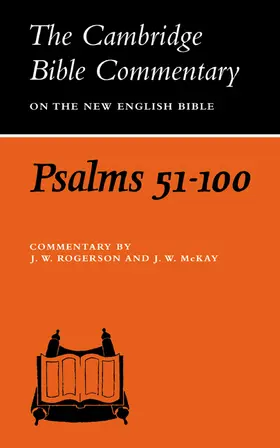 Rogerson / McKay |  Psalms 51-100 | Buch |  Sack Fachmedien