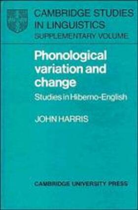 Harris |  Phonological Variation and Change | Buch |  Sack Fachmedien