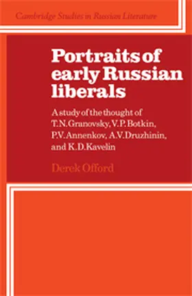 Offord |  Portraits of Early Russian Liberals | Buch |  Sack Fachmedien