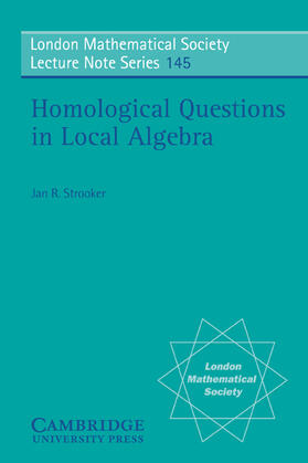 Strooker / Hitchin |  Homological Questions in Local Algebra | Buch |  Sack Fachmedien