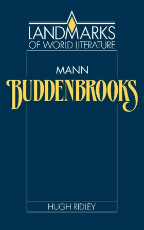 Ridley |  Mann: Buddenbrooks | Buch |  Sack Fachmedien