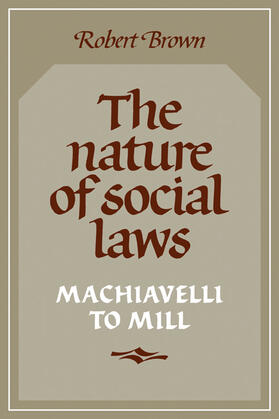Brown |  The Nature of Social Laws | Buch |  Sack Fachmedien