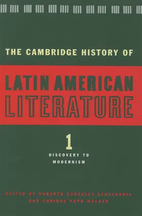 Echevarria / Echevarría / Pupo-Walker |  The Cambridge History of Latin American Literature | Buch |  Sack Fachmedien