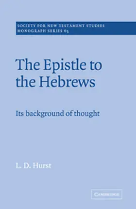 Hurst |  The Epistle to the Hebrews | Buch |  Sack Fachmedien