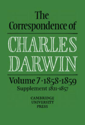 Darwin / Burkhardt / Smith |  Correspondence of Charles Darwin v7 | Buch |  Sack Fachmedien