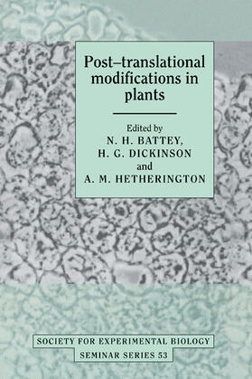 Battey / Dickinson / Hetherington |  Sebs 53 Post-Transltn Modifcat | Buch |  Sack Fachmedien